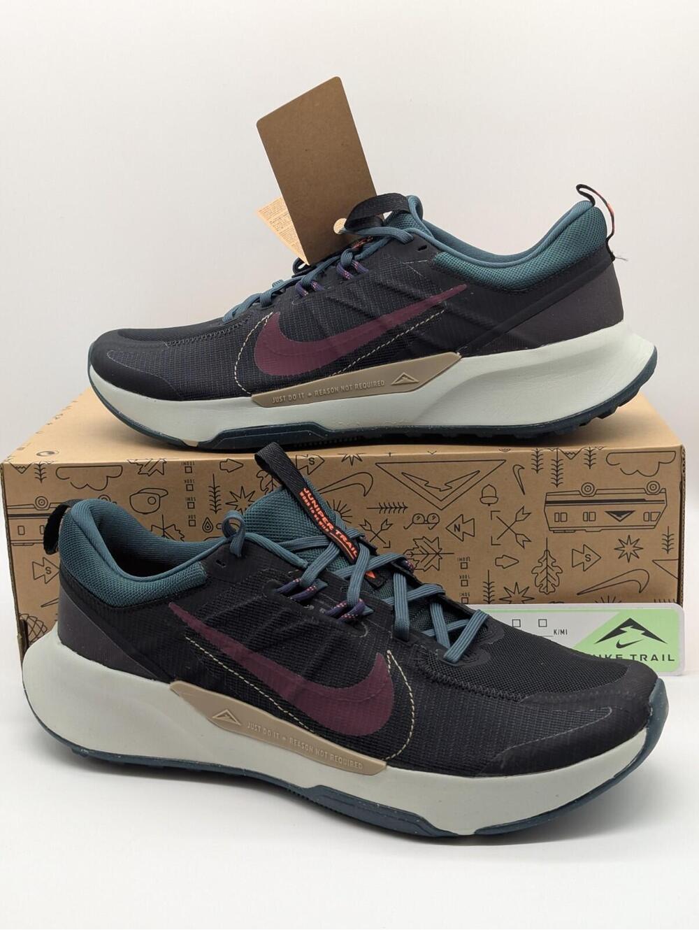 Nike Juniper Trail 2 NN Men's Size 13 Night Maroon Deep Jungle DM0822-006 New
